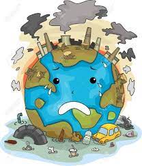 Earth polluted